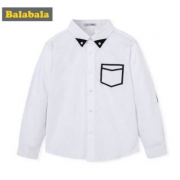 balabala 巴拉巴拉 男童中大童衬衫  2色