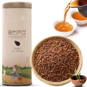 season 芝草堂 黑苦荞茶 四川大凉山全胚芽荞麦茶 罐装250g *2件