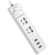 Huntkey 航嘉 SM207 小白207插座（3USB、1.8米、新国标）