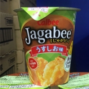 Calbee卡乐比 jagabee杯装淡盐味薯条 40g×12杯
