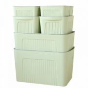 家杰 衣服杂物储物箱玩具整理盒8件套装 + 威洁士快速衣领净500ml×2