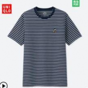 男装 (UT) MICKEY STANDS条纹T恤(短袖) 406148 优衣库UNIQLO