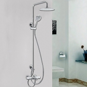 科勒（KOHLER）   K-21088T-9-CP 齐乐恒温三出水淋浴柱