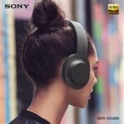 SONY 索尼 MDR-100ABN 无线降噪立体声耳机 黑色 开箱版