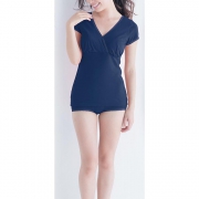 千趣会（senshukai）  MAMA产妇产后交叉领短袖哺乳内衣