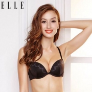 拍3件，ELLE 1WF 女士聚拢文胸*3件
