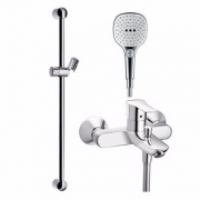 Hansgrohe 汉斯格雅 飞雨select120手持花洒 配单把手浴缸龙头淋浴套餐