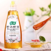 妙语 天然农家洋槐百花蜂蜜 405g*3瓶
