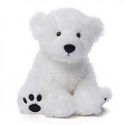 GUND Fresco北极熊毛绒玩具玩偶-高25cm *2个