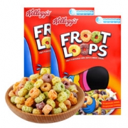 临期特价！Kellogg's 家乐氏 五彩麦圈果味麦片 500g*2  27.42元