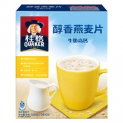 桂格 早餐谷物 醇香牛奶高钙燕麦片540g（27g*20袋)*4件