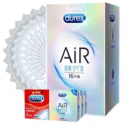 镇店之宝，Durex 杜蕾斯  AIR至薄幻隐16只+3只+倍滑超薄2只或亲昵4只