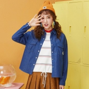 森马 女韩范长袖衬衫