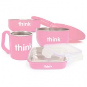 thinkbaby 辛克宝贝 不锈钢婴儿餐具套装