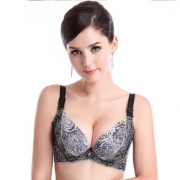 性感蕾丝# 女士花边聚拢调整型文胸