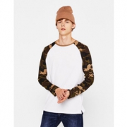 Bershka 男士休闲棒球风T恤