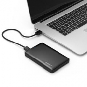 ORICO 奥睿科 2.5英寸 USB3.0移动硬盘盒 黑色