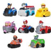 Paw Patrol 汪汪队立大功 救援小赛车6只狗狗+机器狗+莱德八件套