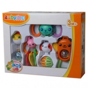 AUBY 澳贝 摇铃系列 5只盒装摇铃 463124DS  18.5元（198-100）