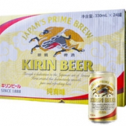限华东华南！Kirin 麒麟 纯真味啤酒 330ml*24听  59