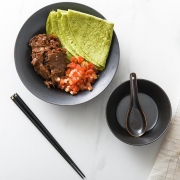 网易严选 一人食 复古陶瓷餐具三件套