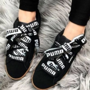PUMA 彪马 VIKKY PLATFORM BOLD 女士真皮板鞋 Prime会员免费直邮含税
