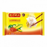 湾仔码头 手工水饺玉米蔬菜猪肉口味720g+赠品