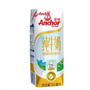Anchor安佳 全脂常温纯奶250ml*24盒*3件
