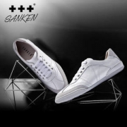韩国潮牌 Sanken 男子板鞋 羊皮鞋面 2色可选