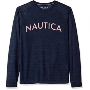 NAUTICA 诺帝卡Graphic Navy 男款长袖T恤