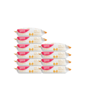新生儿带盖湿巾80片*6包 19包邮