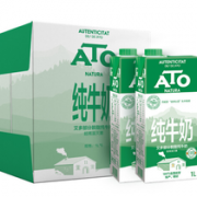 西班牙原装进口！ATO 艾多 超高温灭菌处理部分脱脂纯牛奶1L*6 整箱装  33元（199-100）