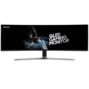 6日0点:SAMSUNG 三星 C49HG90DMC 48.9英寸 电竞曲面显示屏（3840X1080、QLED量子点、144Hz）