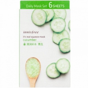 innisfree悦诗风吟 真萃鲜润面膜青瓜20ml 6片 *2件