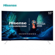 26日0点：Hisense 海信 EC880UCQ 55英寸 曲面液晶电视