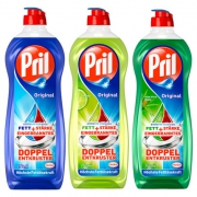 Pril 玉莹 德国进口 高浓缩温和洗洁精洗碗液750ML*3瓶