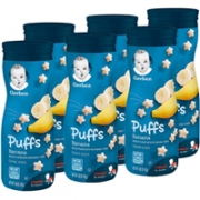 Gerber 嘉宝 Graduates Puffs 香草味泡芙 42g*6瓶装