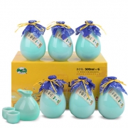 会稽山 手作冬酿 青瓷八年 陈花雕酒500ml*6瓶装 送酒具一套