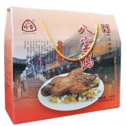 乌镇特产 三珍斋 熟食卤味 八宝鸭礼盒1000g+黄和纪 灶烧鸡排 45g 25.12元（2件8折后）