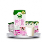 Arla爱氏晨曦 脱脂纯牛奶200ml*24盒整箱