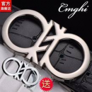 缠绵故事 男式自动扣真皮皮带
