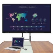 Hisense 海信 LED65W60 人工智能商用 会议平板 拉丝黑