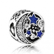 PANDORA 潘多拉 怀旧夜空 791992CZ 925银蓝色串饰 +凑单品 251元包邮（双重优惠）