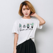 F．O．9 韩版棉t恤短袖女上衣