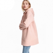 H＆M 女装2018年春季新款大码连帽上衣