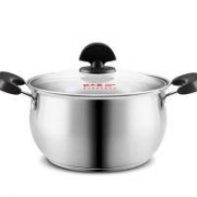 COOKER KING/炊大皇 WG14733不锈钢汤锅 美式汤锅 无涂层 电磁炉通用 22CM