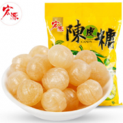 酸甜开胃！宏源 陈皮糖 约320颗 888g  13.8元包邮（18.8-5元券）