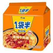 今麦郎 一袋半香辣牛肉面五连包