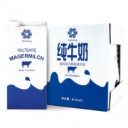 Nutriking 纽爵 脱脂纯牛奶 1L *6 *4件
