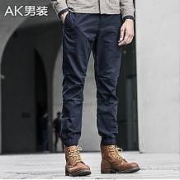 AKseries 男装 纯棉修身款小脚收口休闲裤